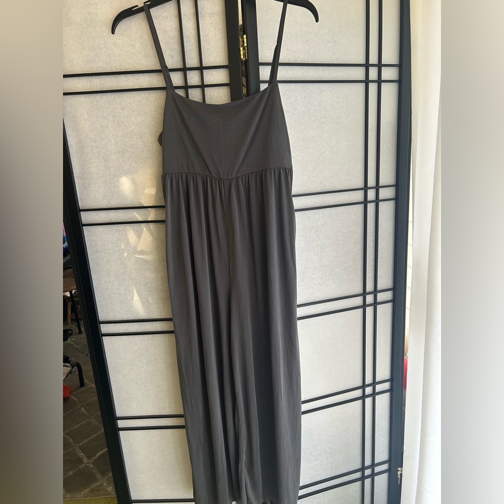 Mahina Gray Spaghetti Strap Jumper